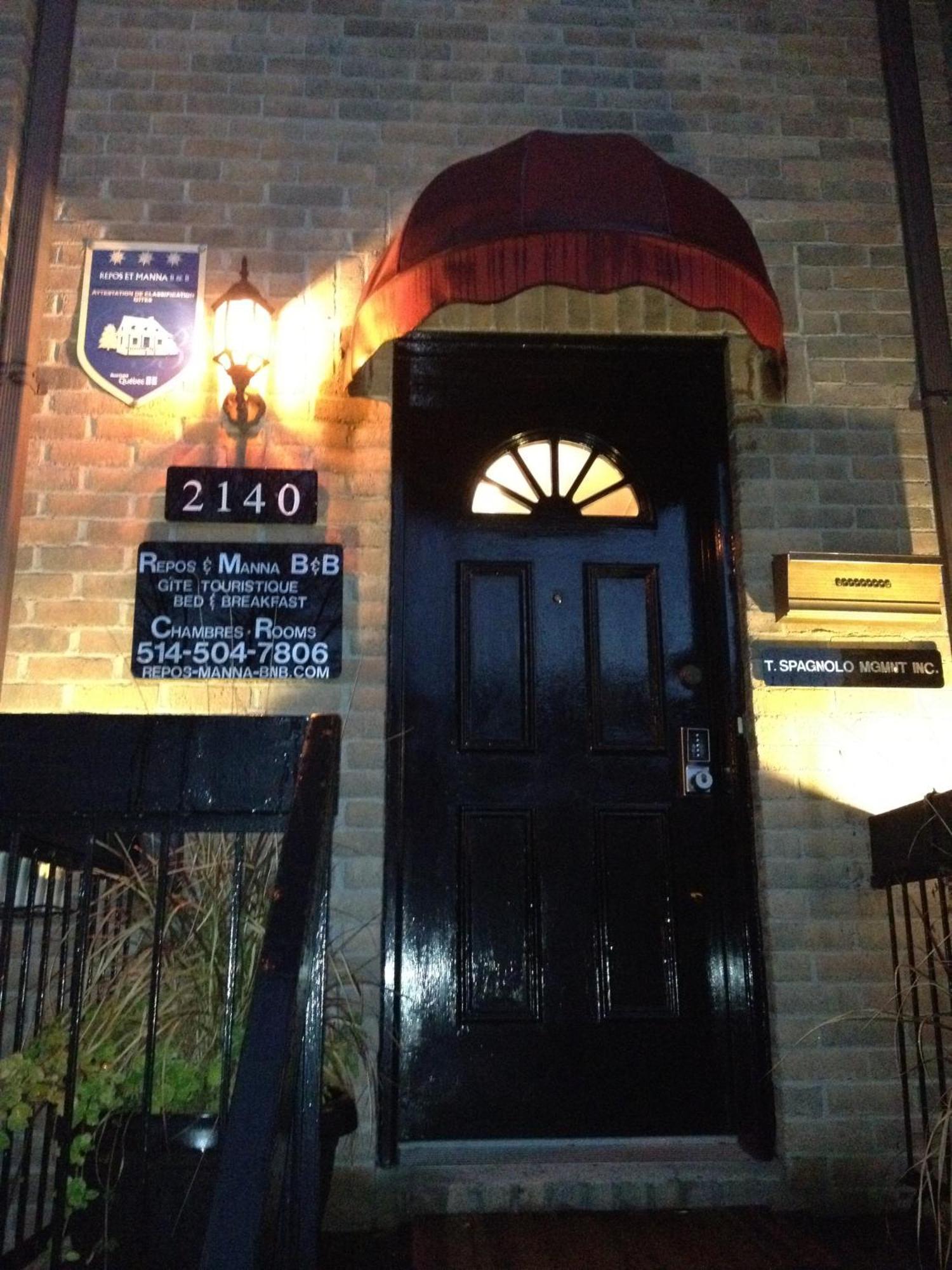 Bed and Breakfast Repos&Manna Downtown Montréal Esterno foto