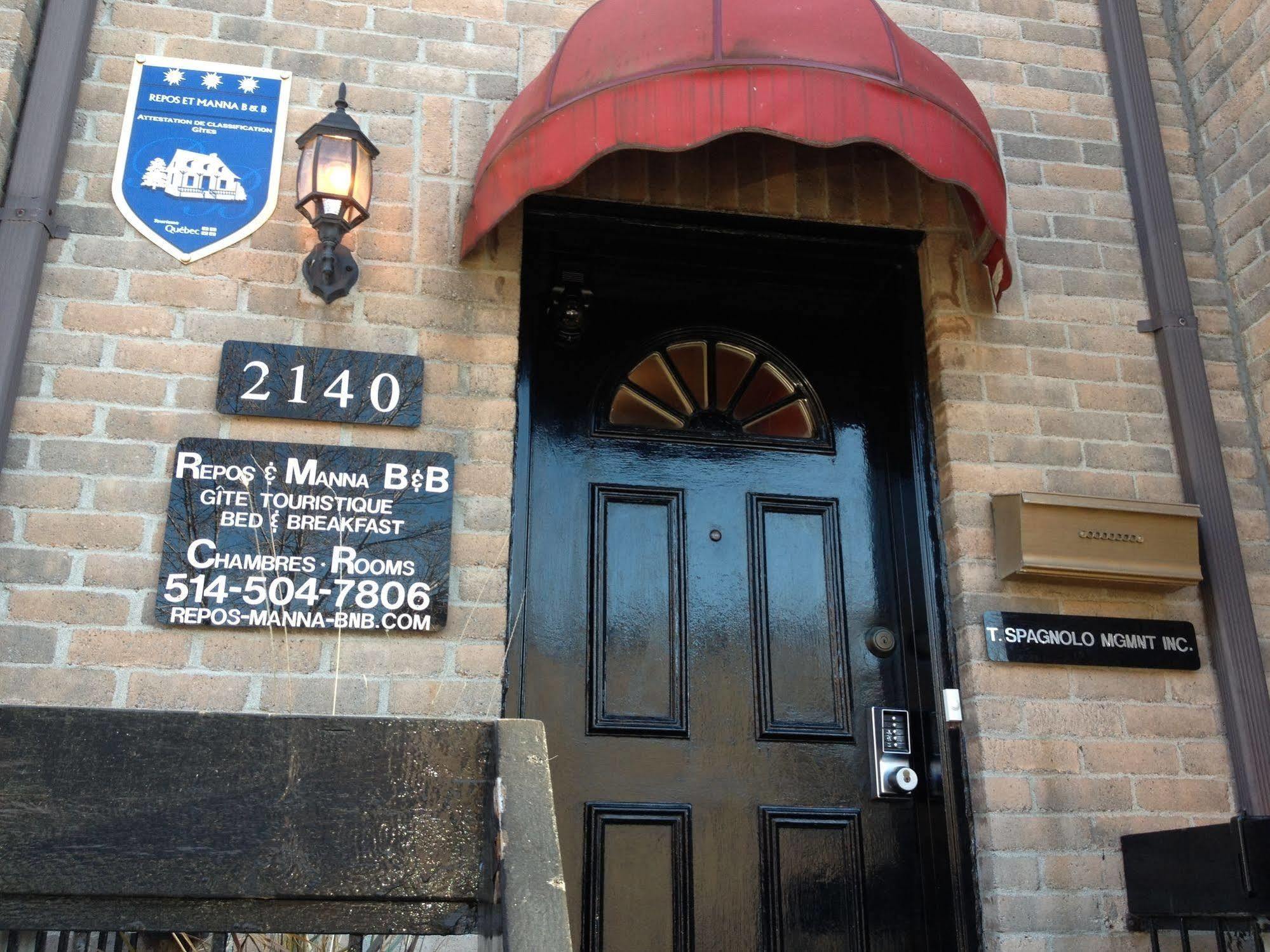 Bed and Breakfast Repos&Manna Downtown Montréal Esterno foto